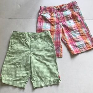 2 pairs of Gymboree girl shorts